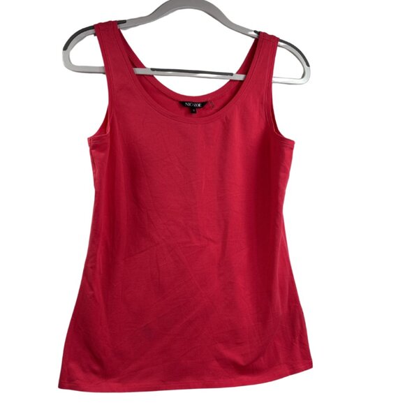 NIC + ZOE Women's Scoop Neck Tank Top Watermelon Cotton Spandex Medium NWT - Picture 1 of 6